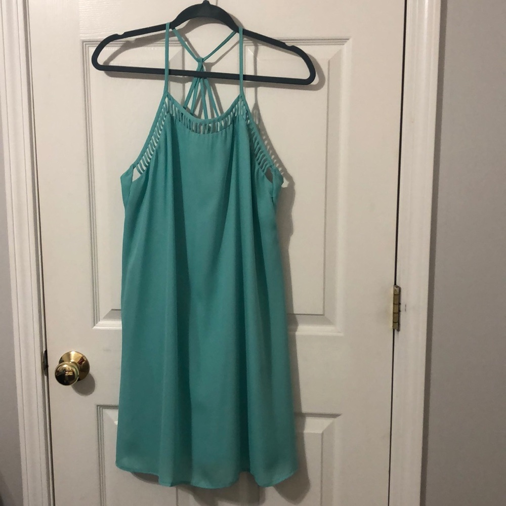 Teal dress